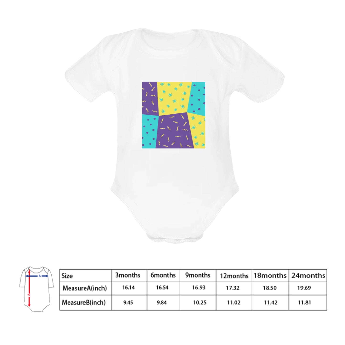 Purple Party Baby Onesie