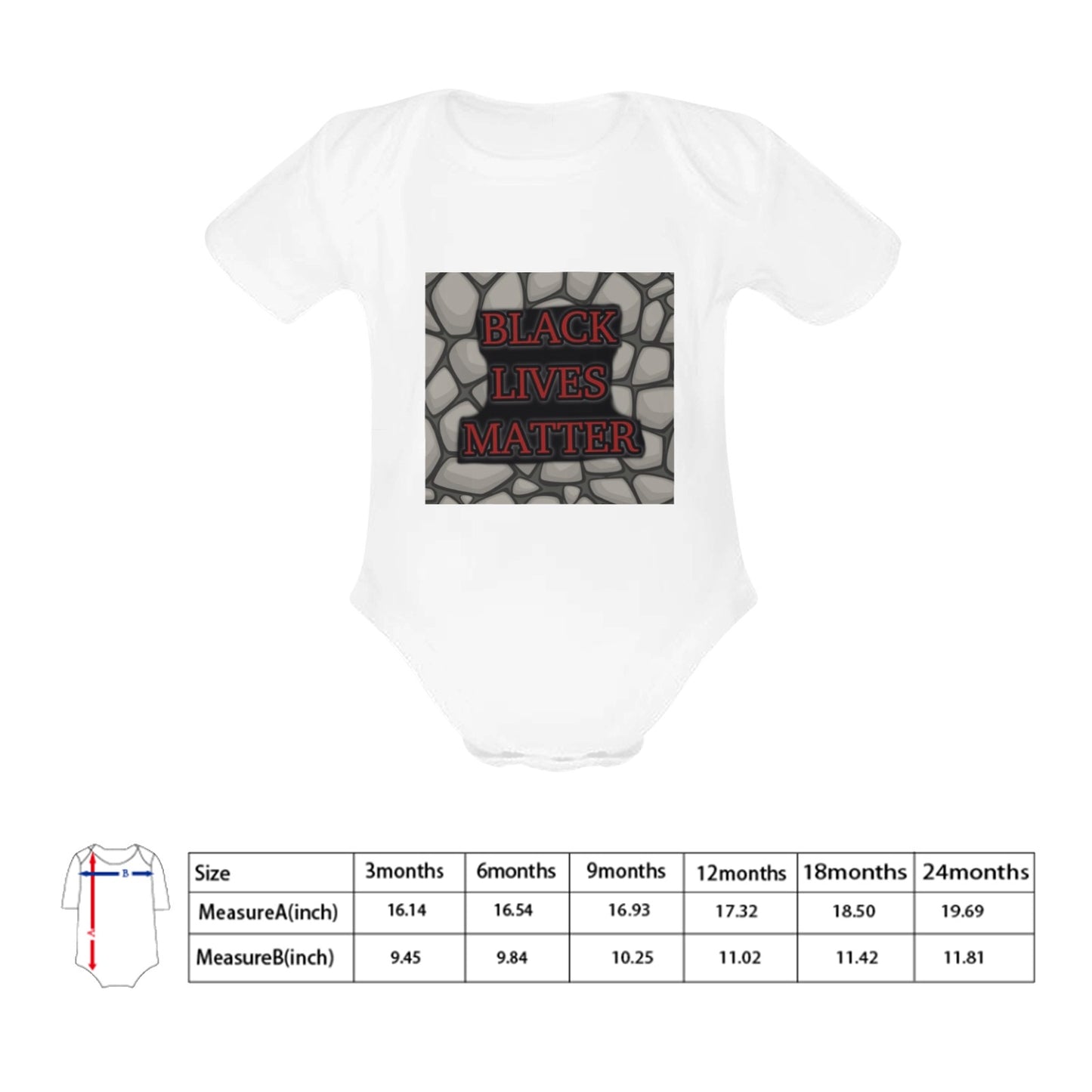 Black Lives Matter Baby Onesie