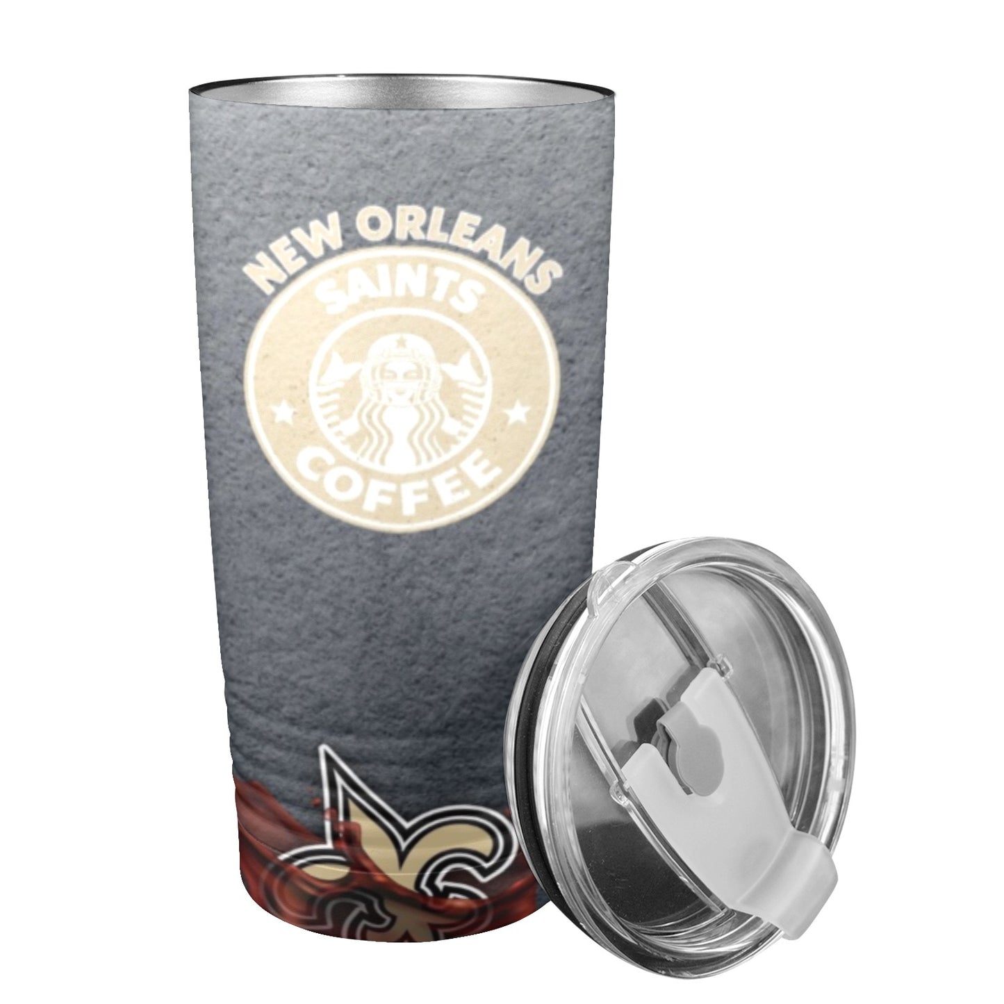 Saints 20oz Insulated Stainless Steel Mobile Tumbler