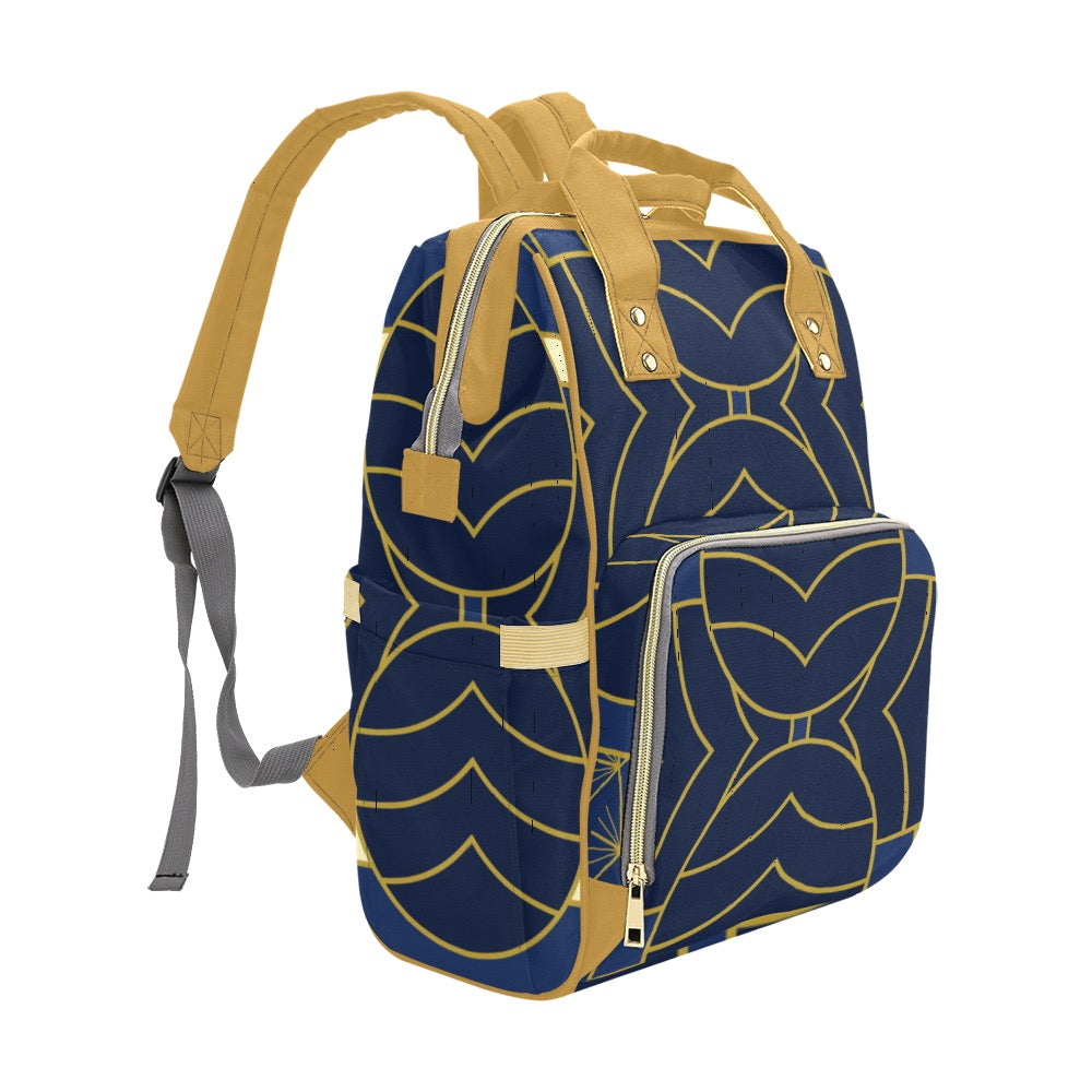 Navy Cut Multi-Function Diaper Backpack/Bag