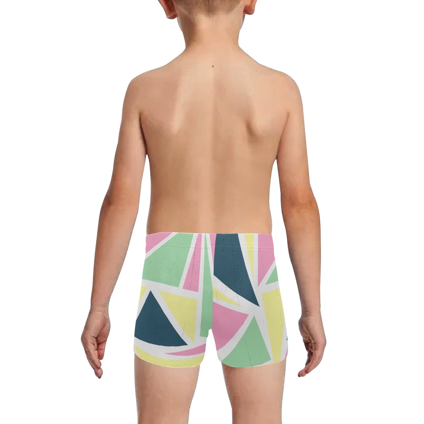 Colored Angles Little Boys' Swimming Trunks