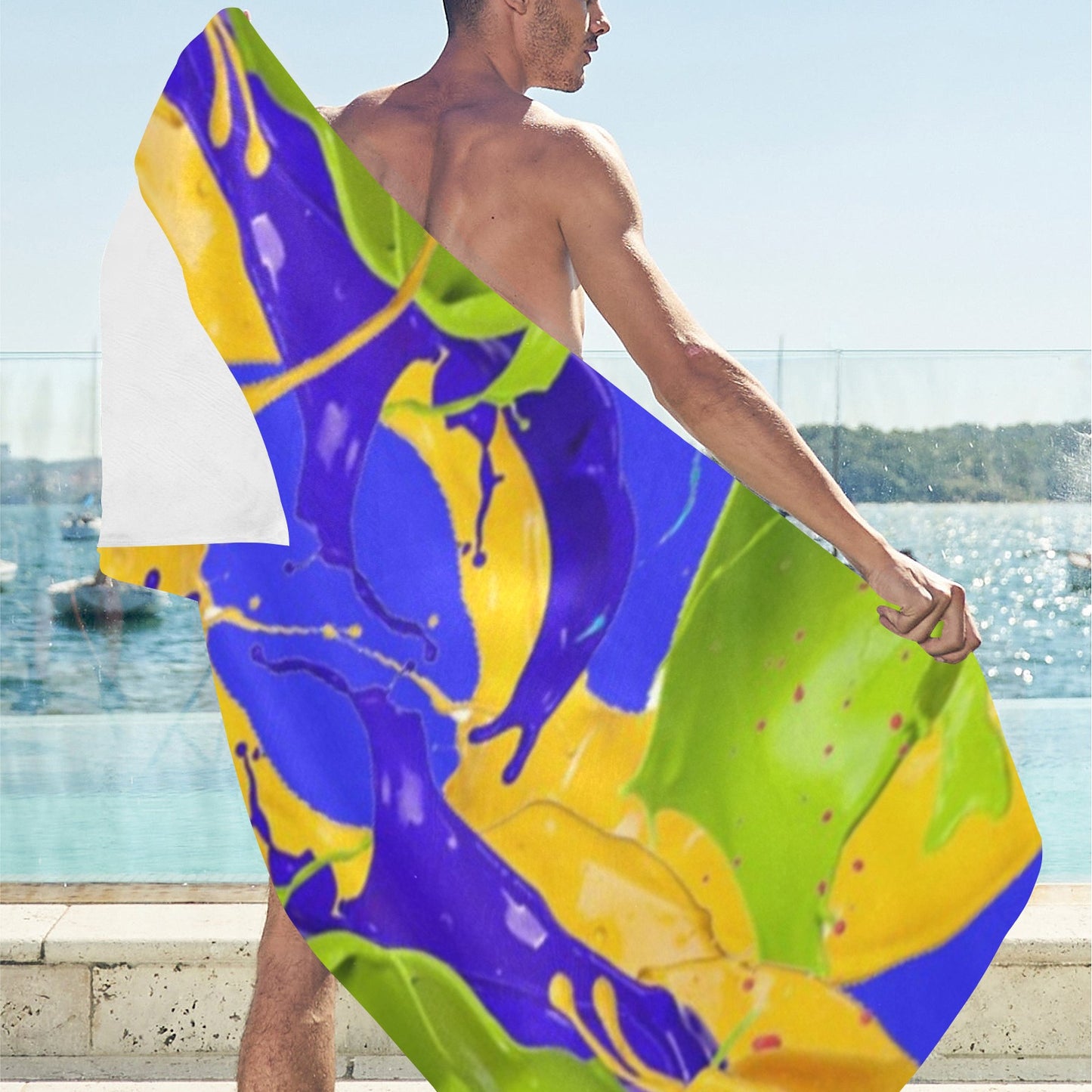 Color Mix Beach Towel 32"x 71"