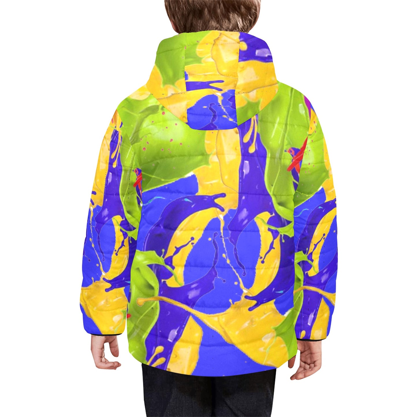 Color Mix Kids Hooded Jacket