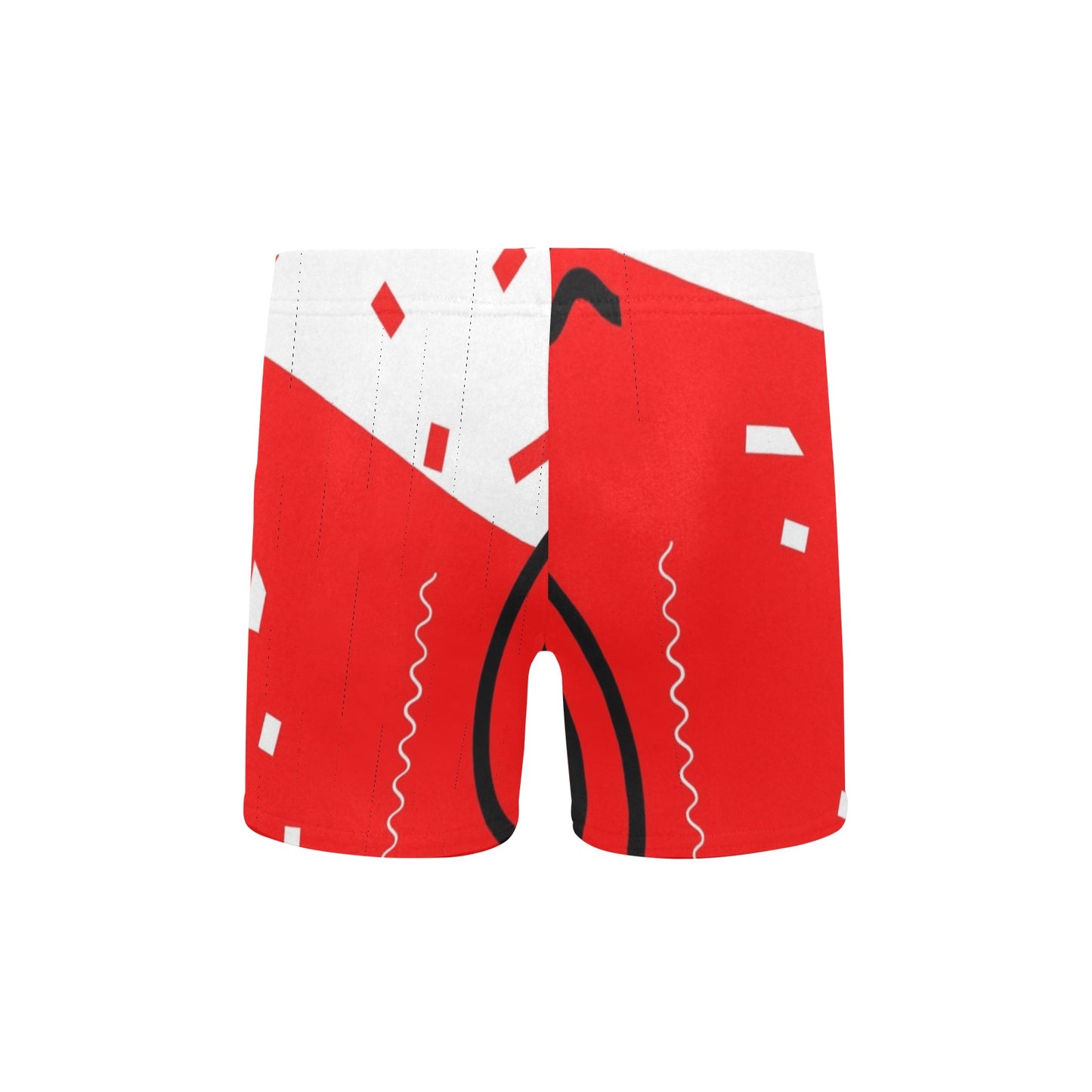 Red Does It Good Little Boys' Swimming Trunks