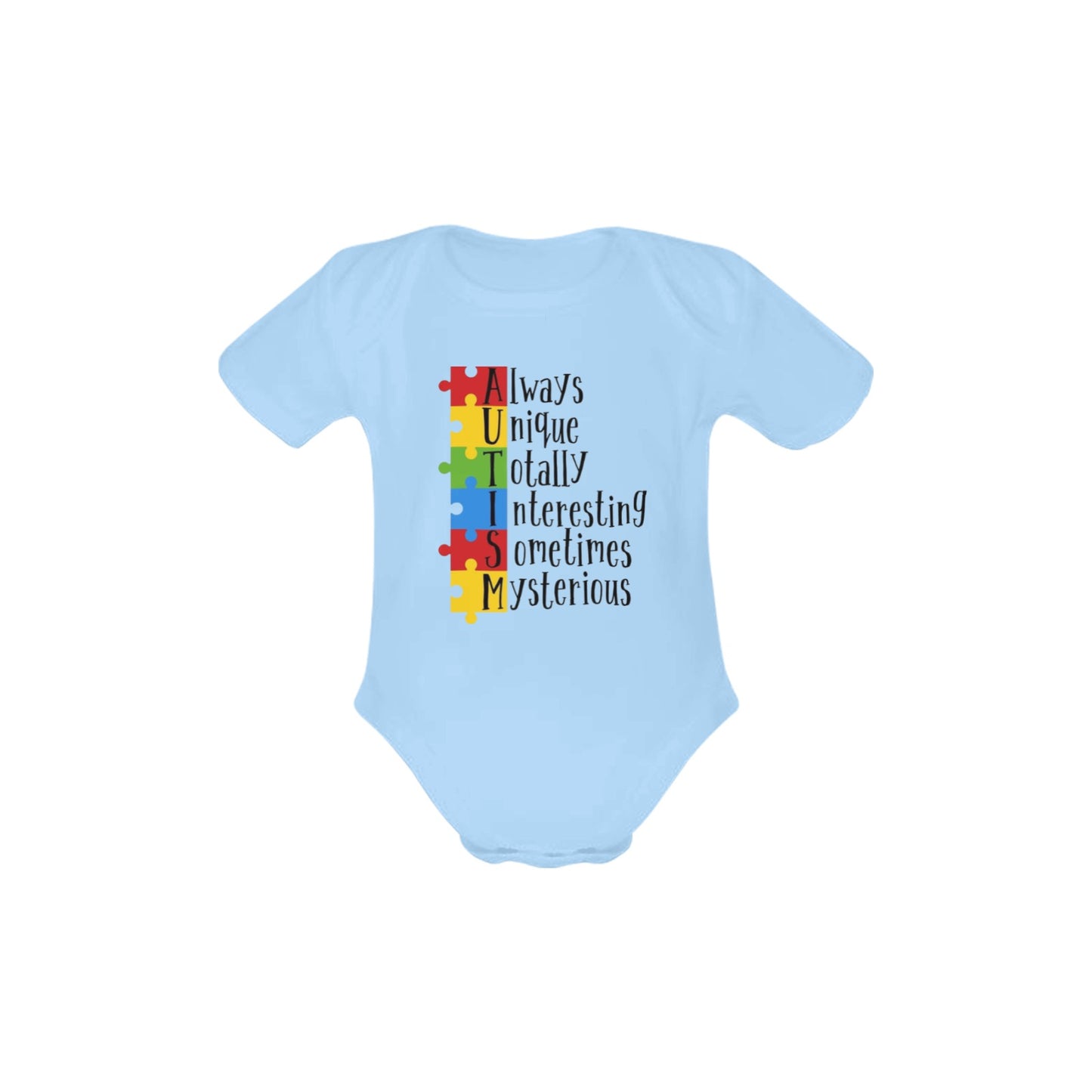 AWARENESS - Autism Baby Short Sleeve Onesie