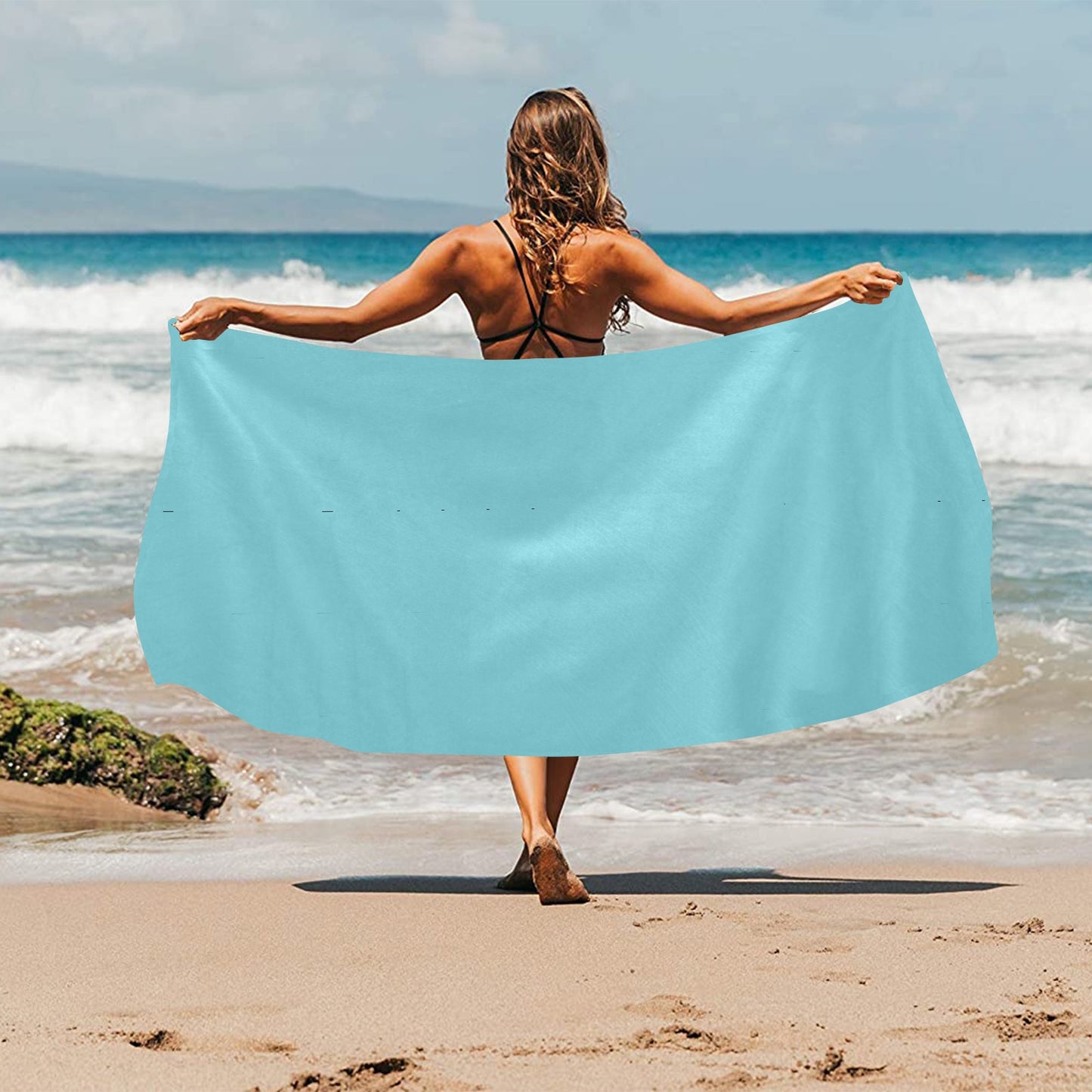 Color Whirl Beach Towel 32"x 71"