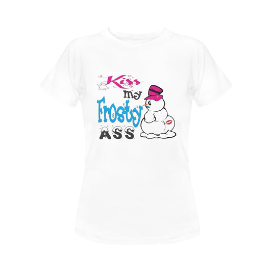 CHRISTMAS - Kiss My Frosty Women's T-Shirt