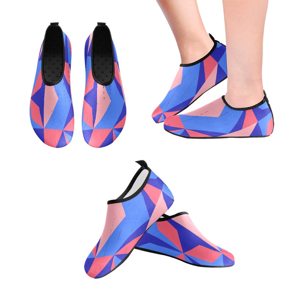 Color Abstract Women's Slip-On Water Shoes