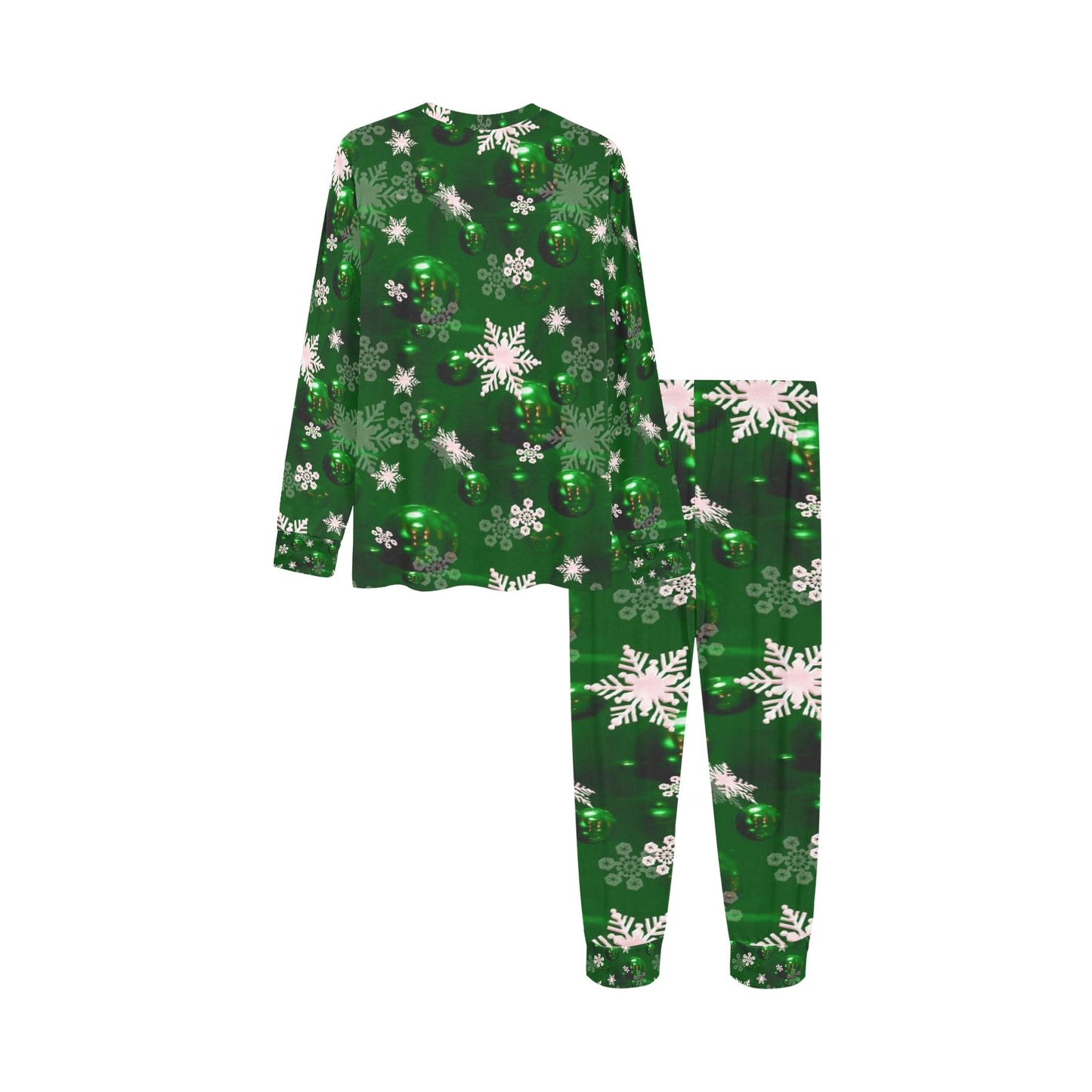 Green Bells- Christmas Kids' Pajama Set