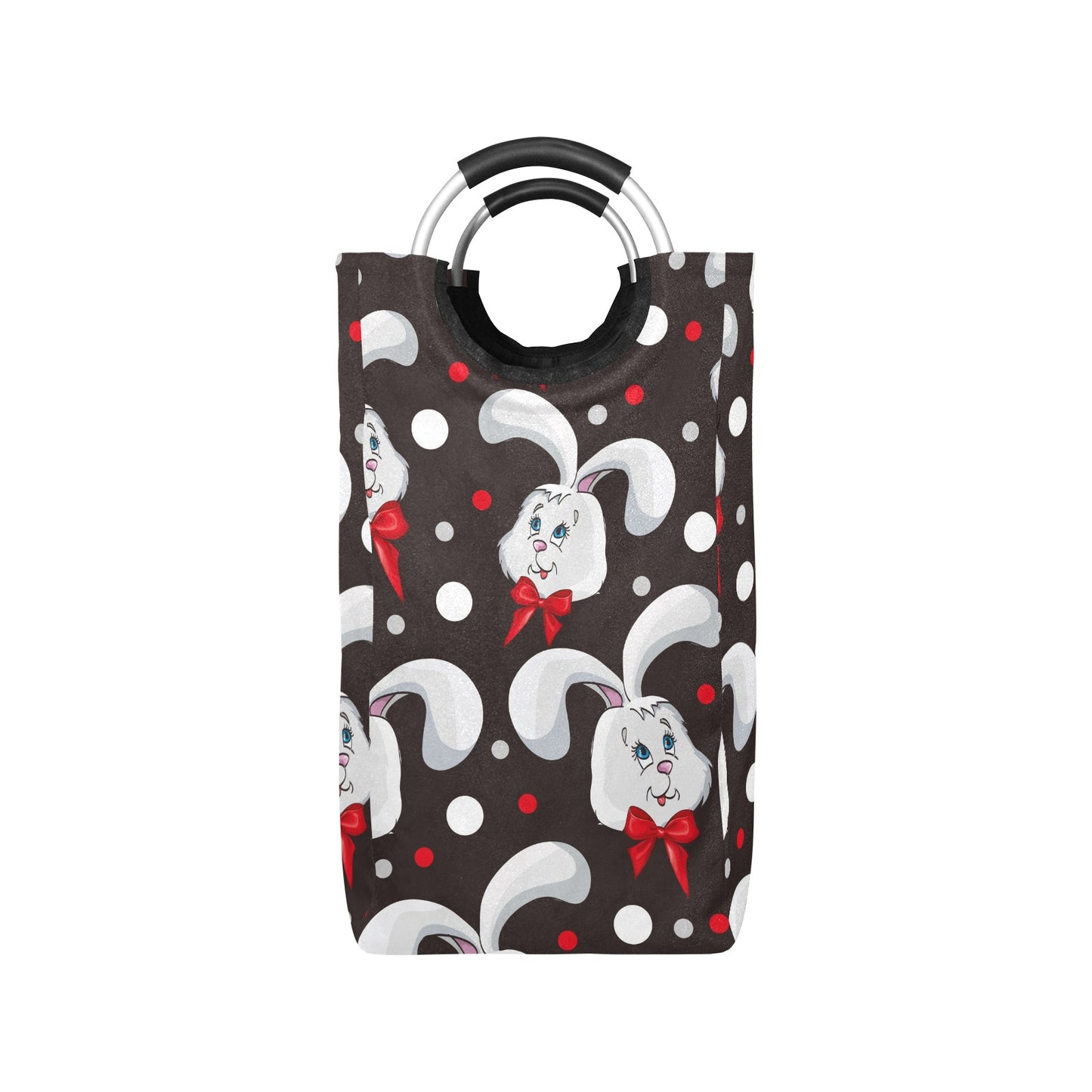 Bunny Dots Square Laundry Bag