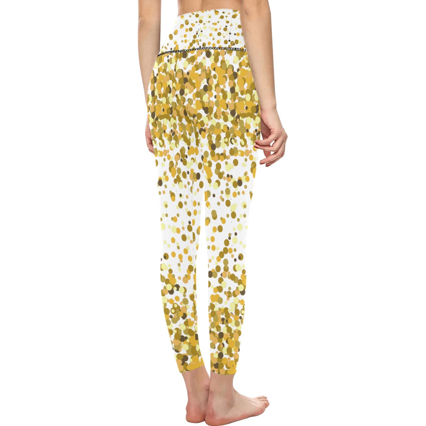 Gold Confetti Women's Leggings