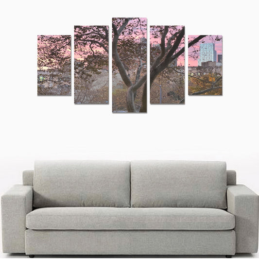 Harlem Fall Mornings Canvas Print