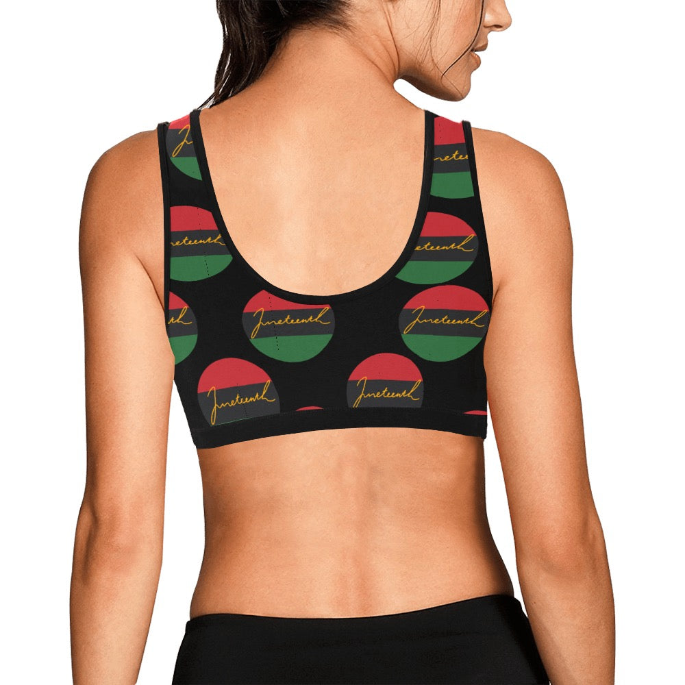 Juneteenth Women's Sports Bra