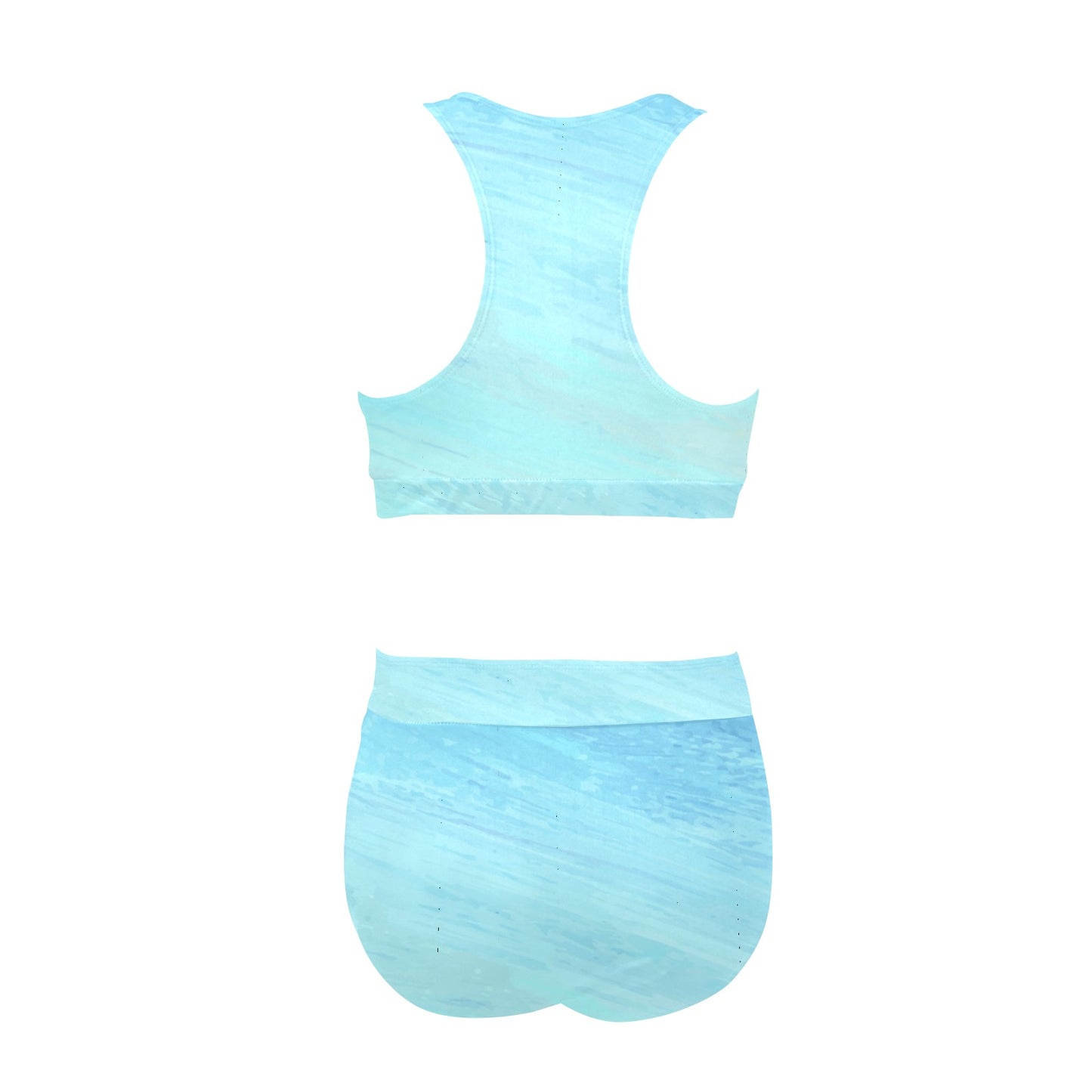 Blue Skies Crop Top Bikini Set