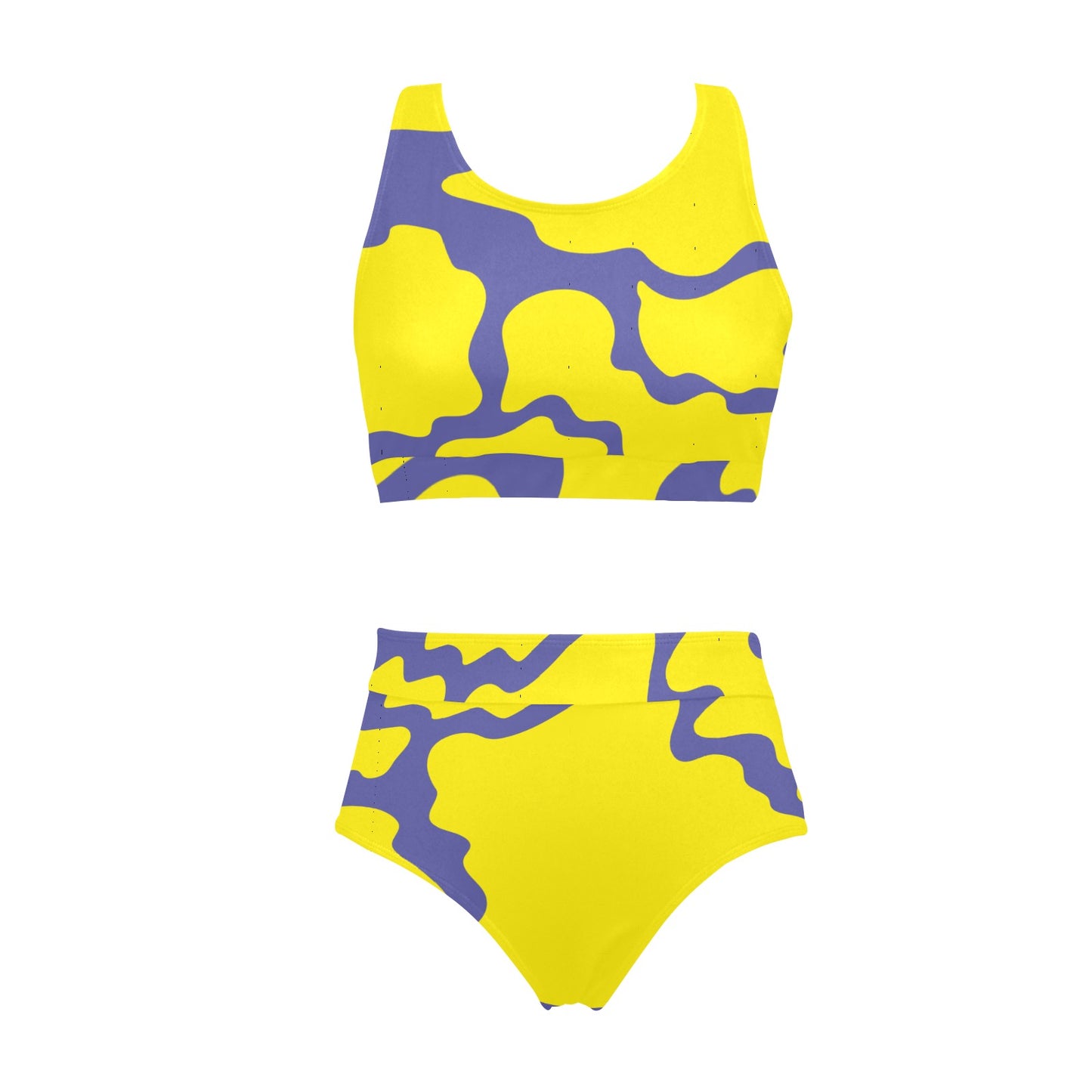 Laker Zazzle Crop Top Bikini Set