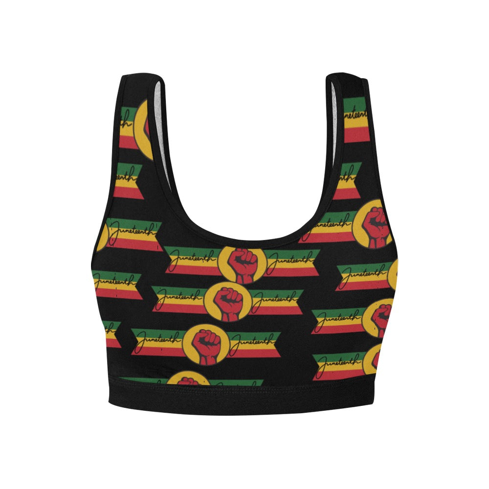 Juneteenth Women's Sports Bra