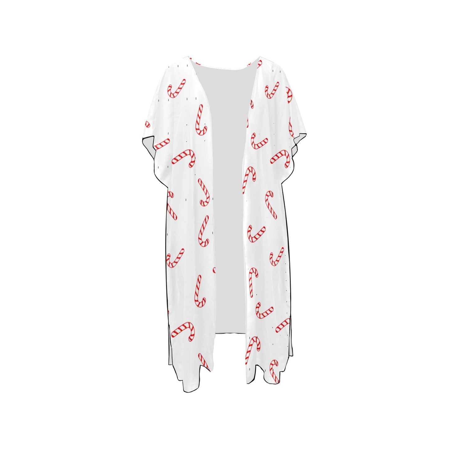 Candy Canes Chiffon Cover Up