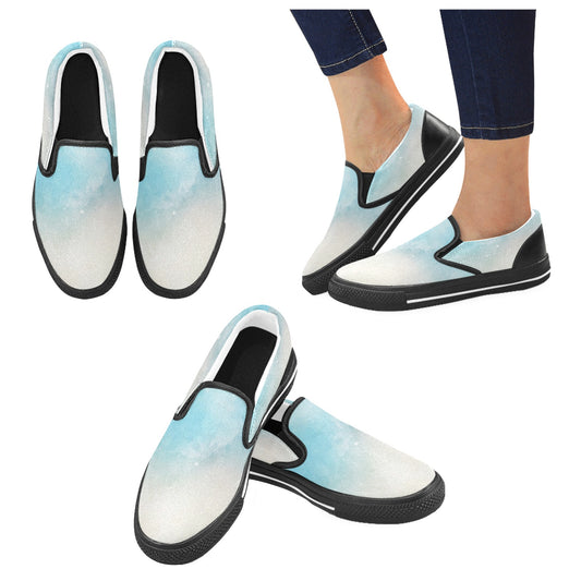 Bluish Men's Slip-on Shoes