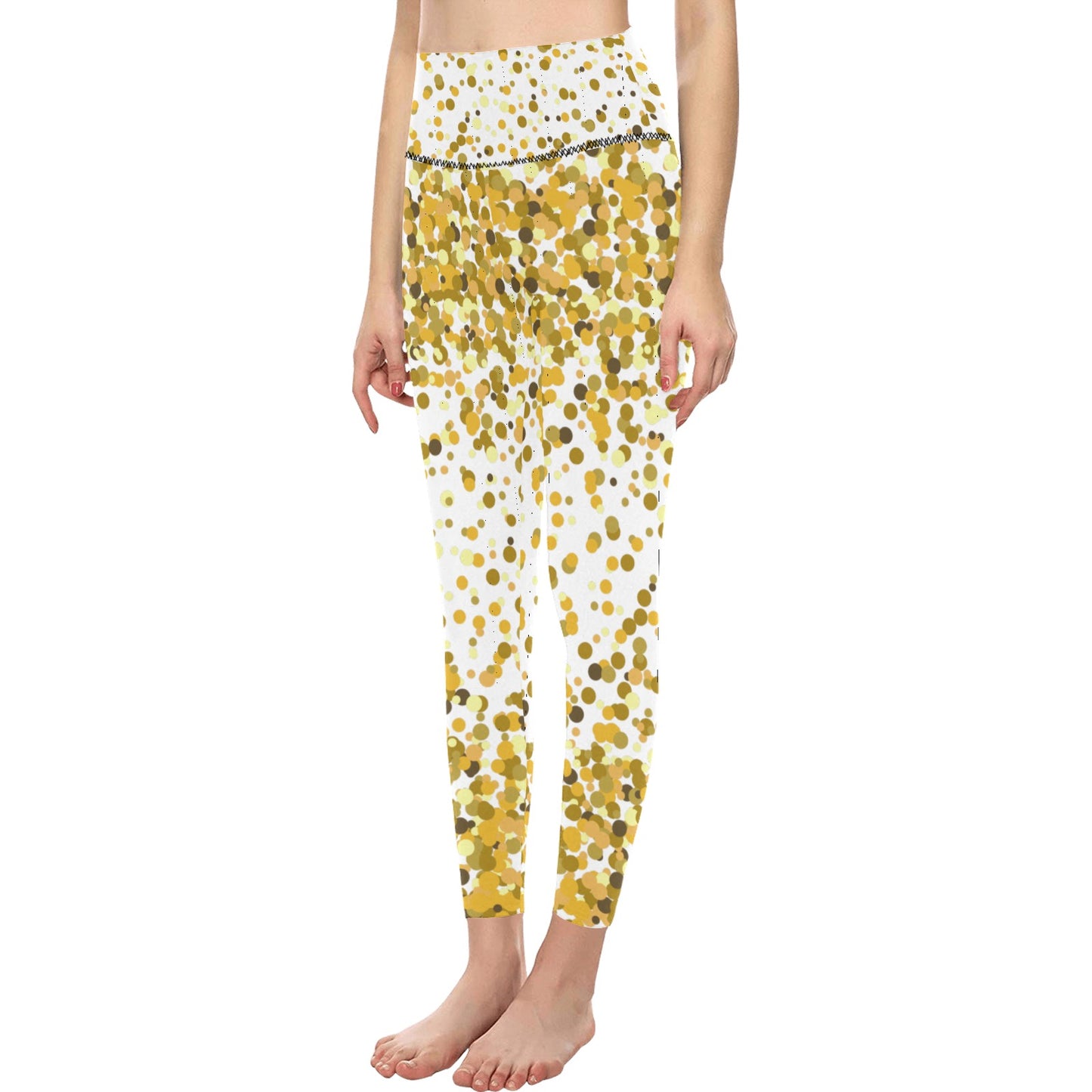 Gold Confetti Women's Leggings