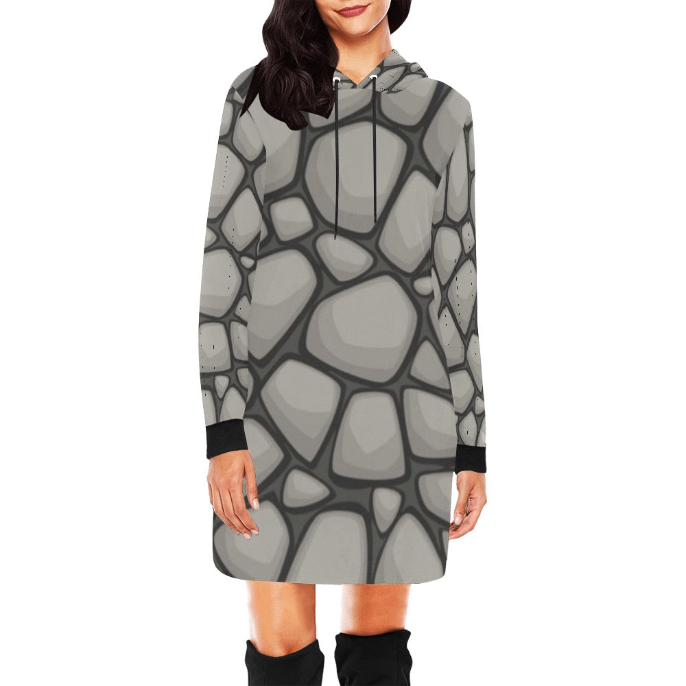 Rock climb Hoodie Mini Dress