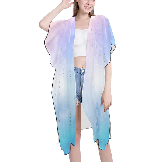 Pastel Palette  Chiffon Cover Up