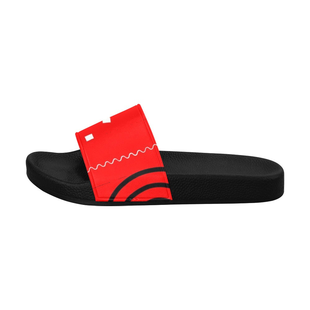 Red Does It Good Women's Slides