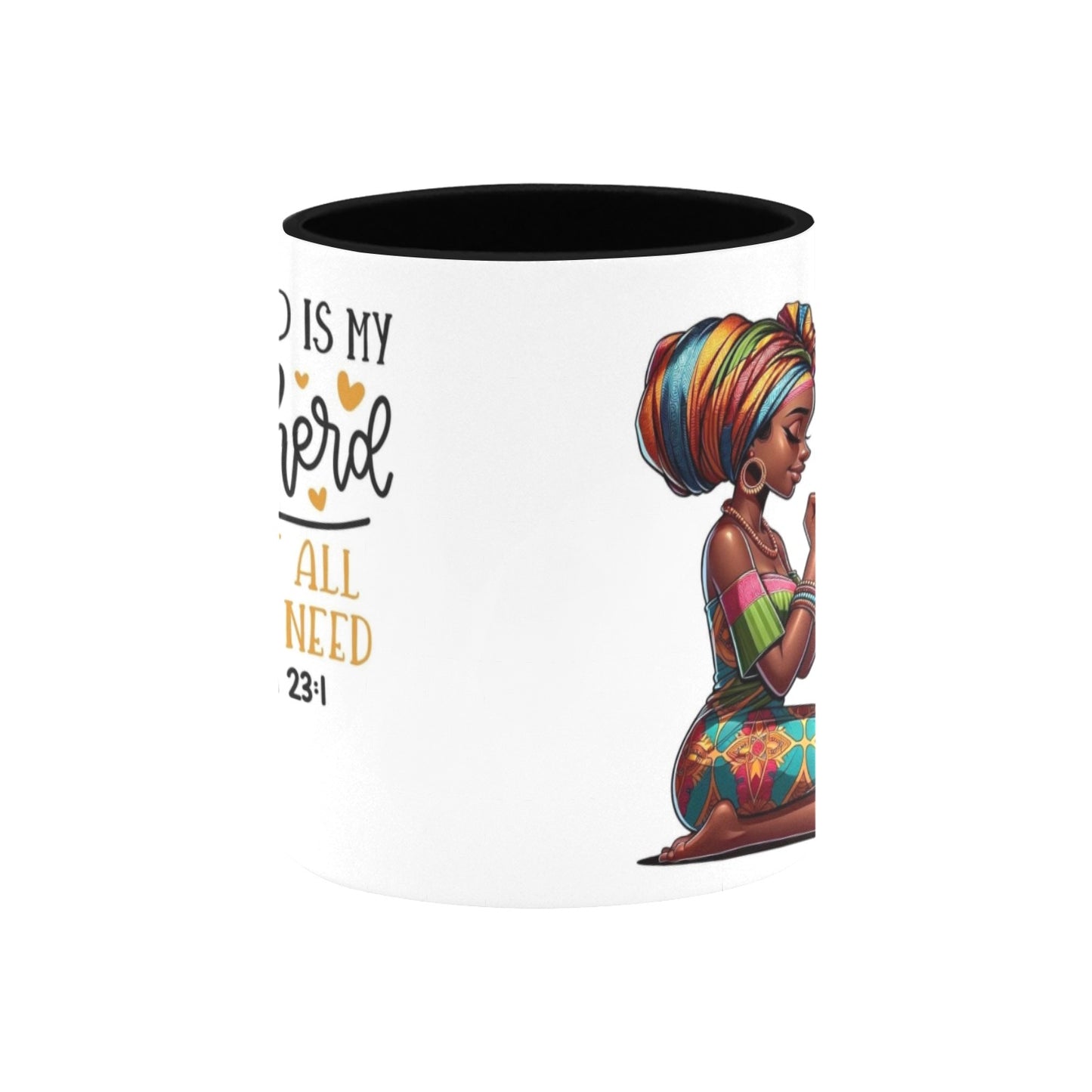 The Lord is my Shepherd Custom Inner Color Mug (11oz)