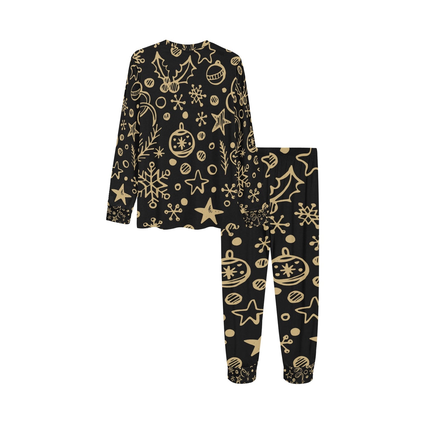 Gold Christmas Kids' Pajama Set