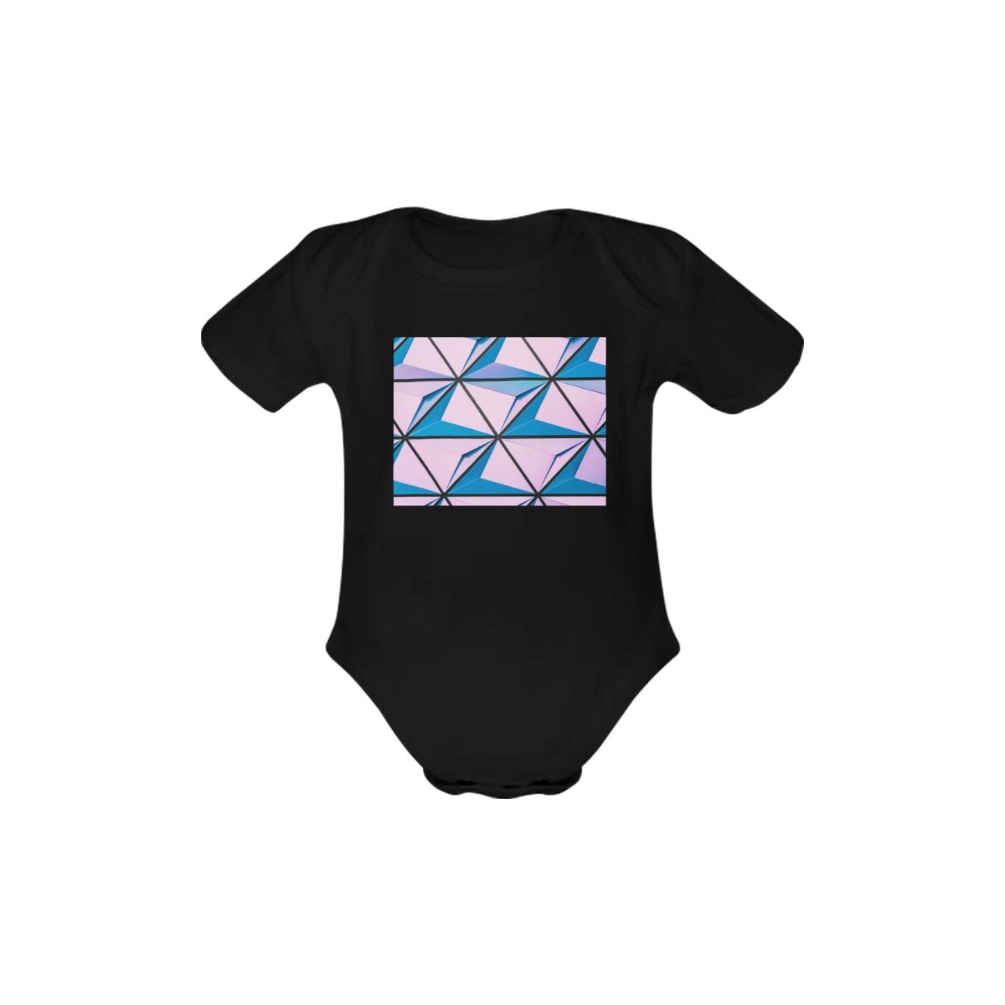 Pink Abstract Baby Onesie