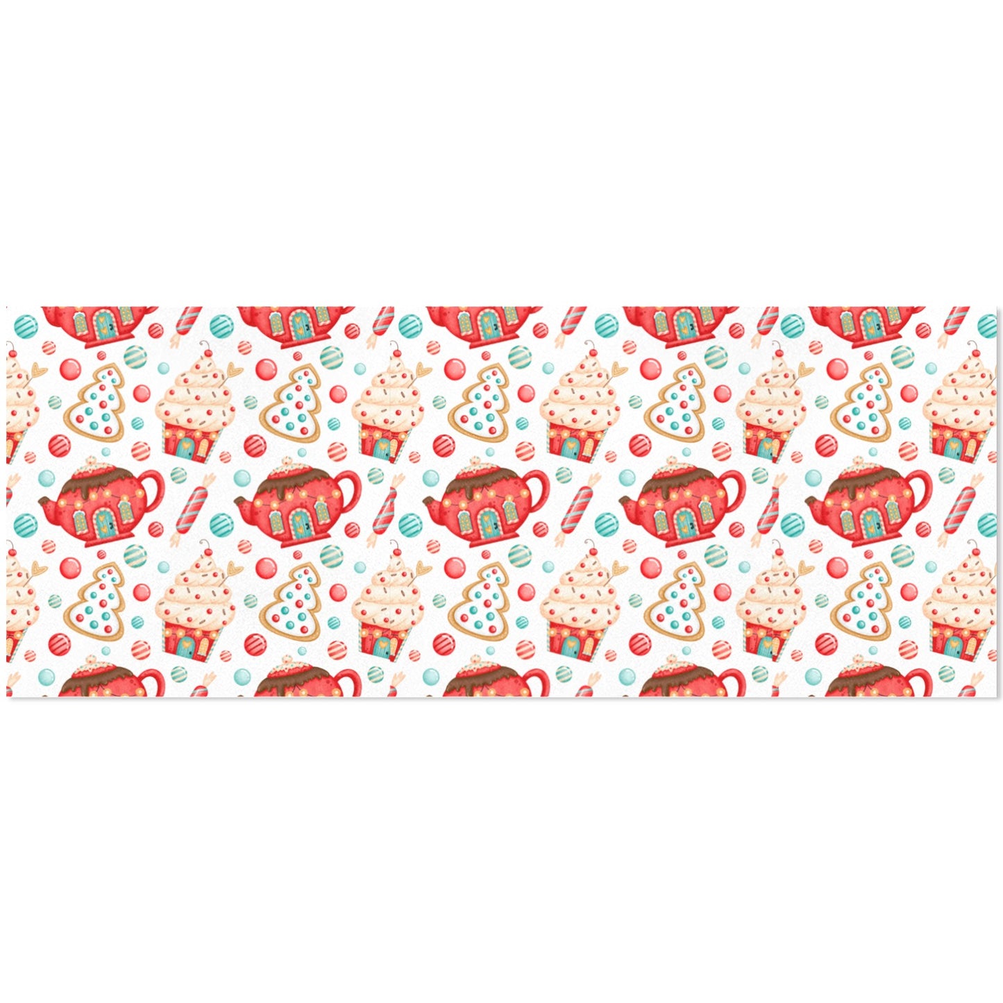 Sweets And Treats Christmas Gift Wrapping Paper 58"x 23" (3 Rolls)