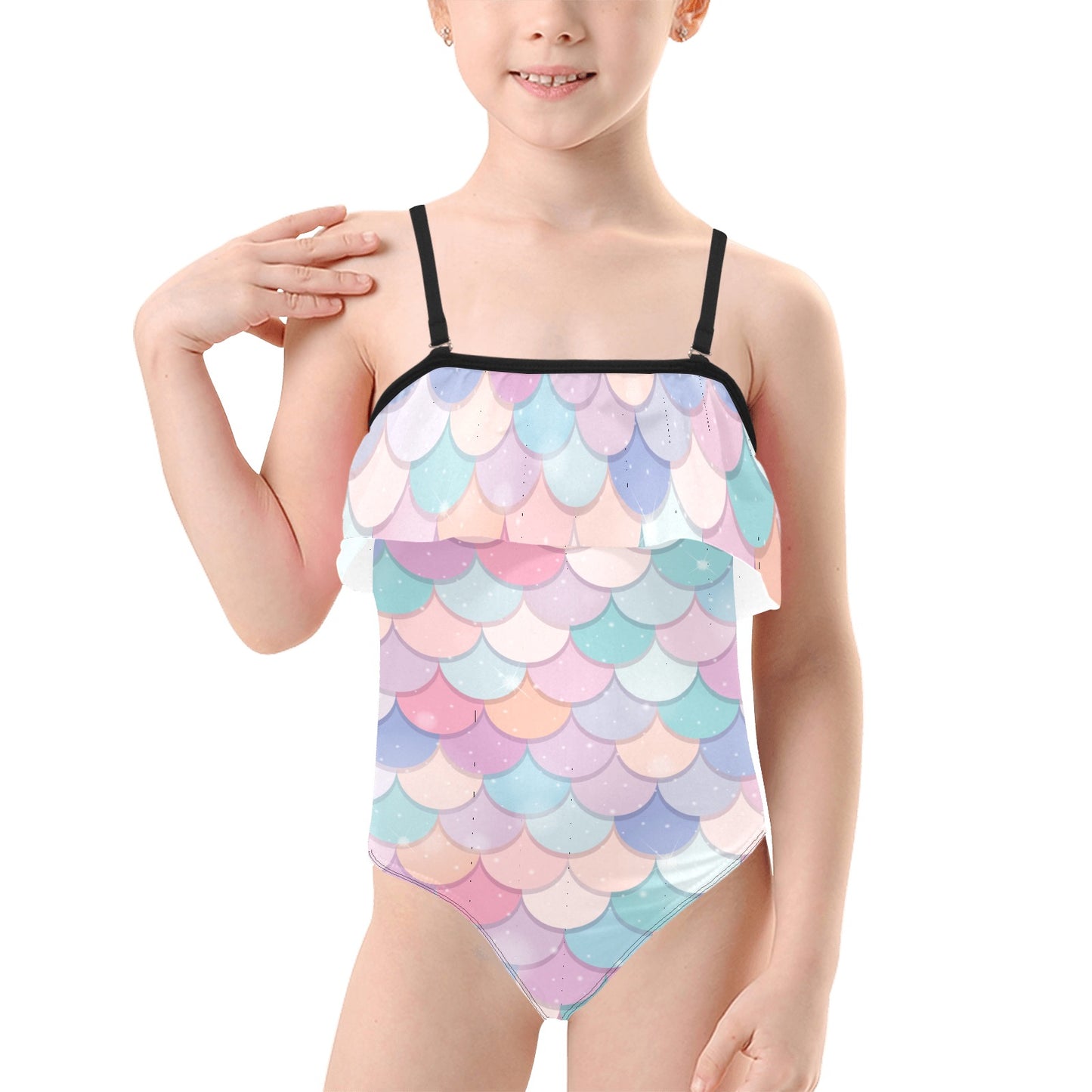 Mermaid Me Kids Ruffle Swimsuit