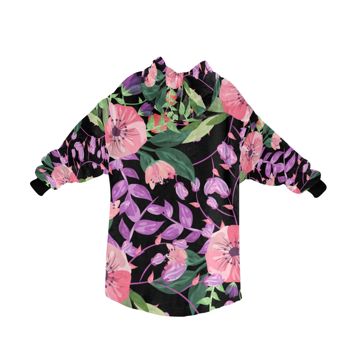 Flower Blanket Hoodie for Adults