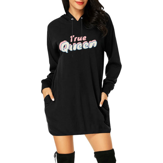 True Queen Hoodie Mini Dress