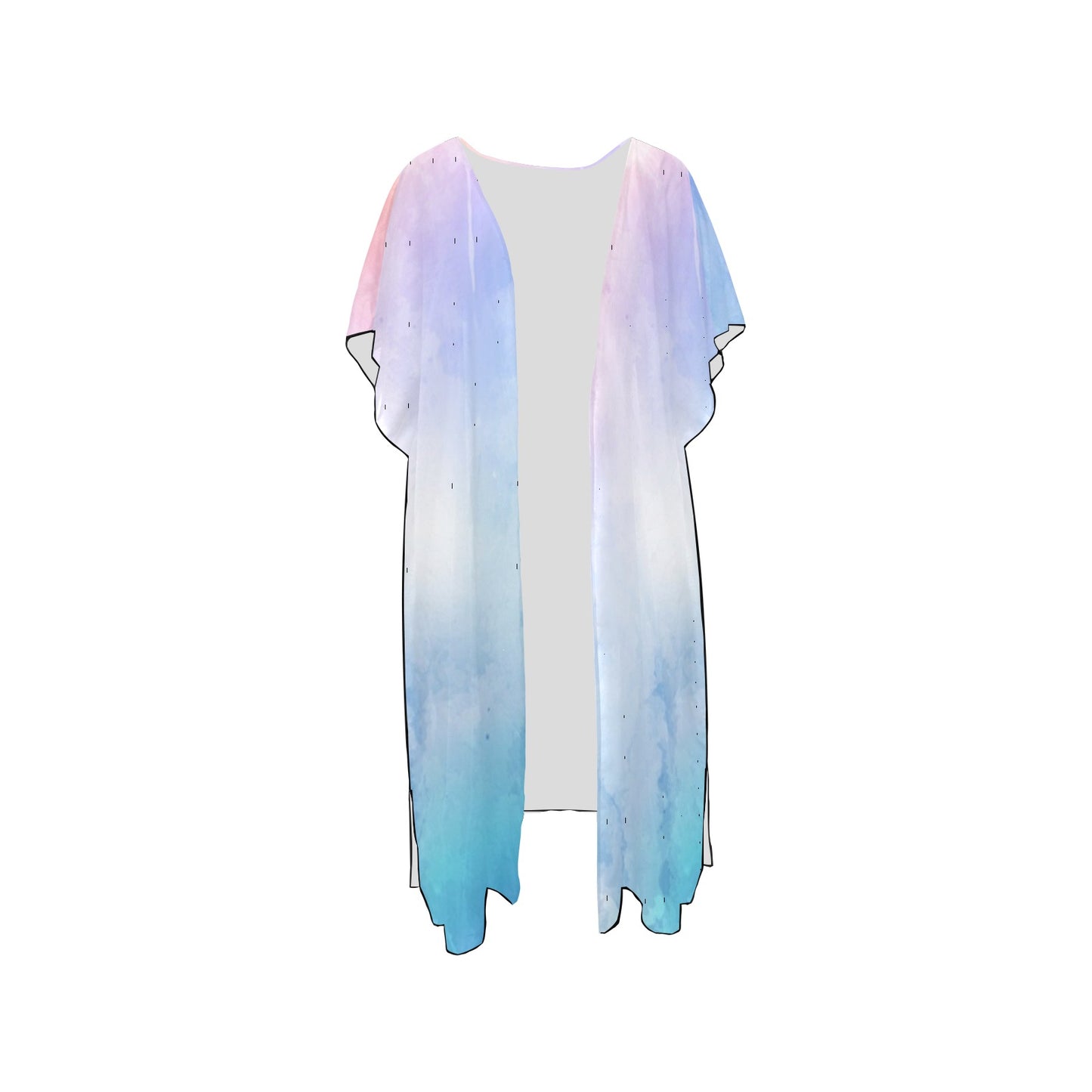 Pastel Palette  Chiffon Cover Up