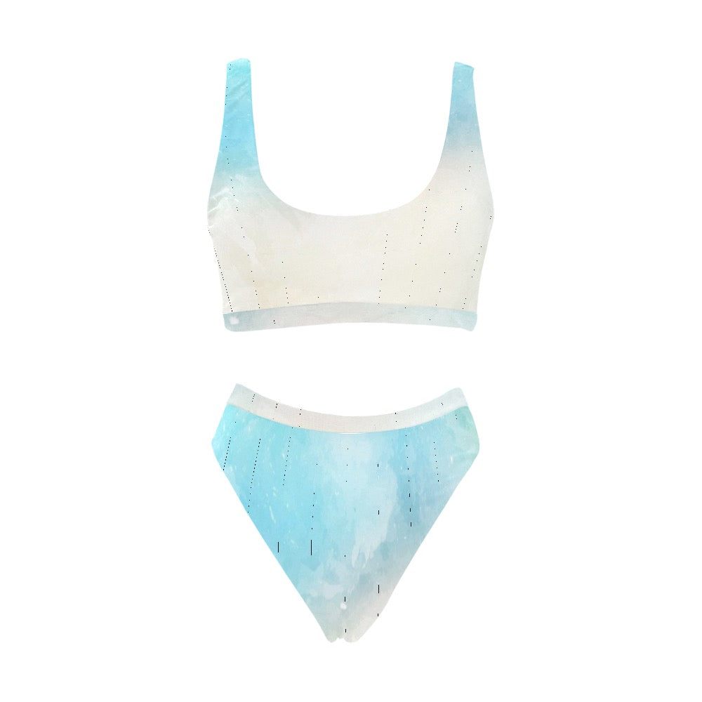 Bluish Sport Swimsuit