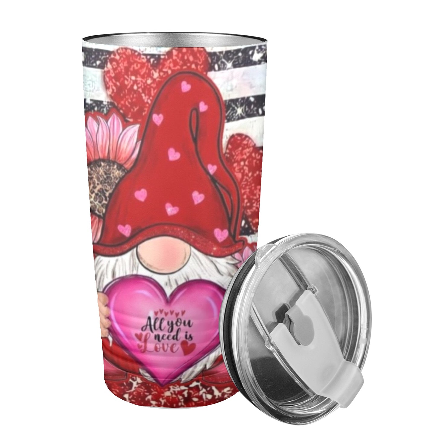 All We Need Is Love Valentine’s Day 20oz Insulated Stainless Steel Mobile Tumbler