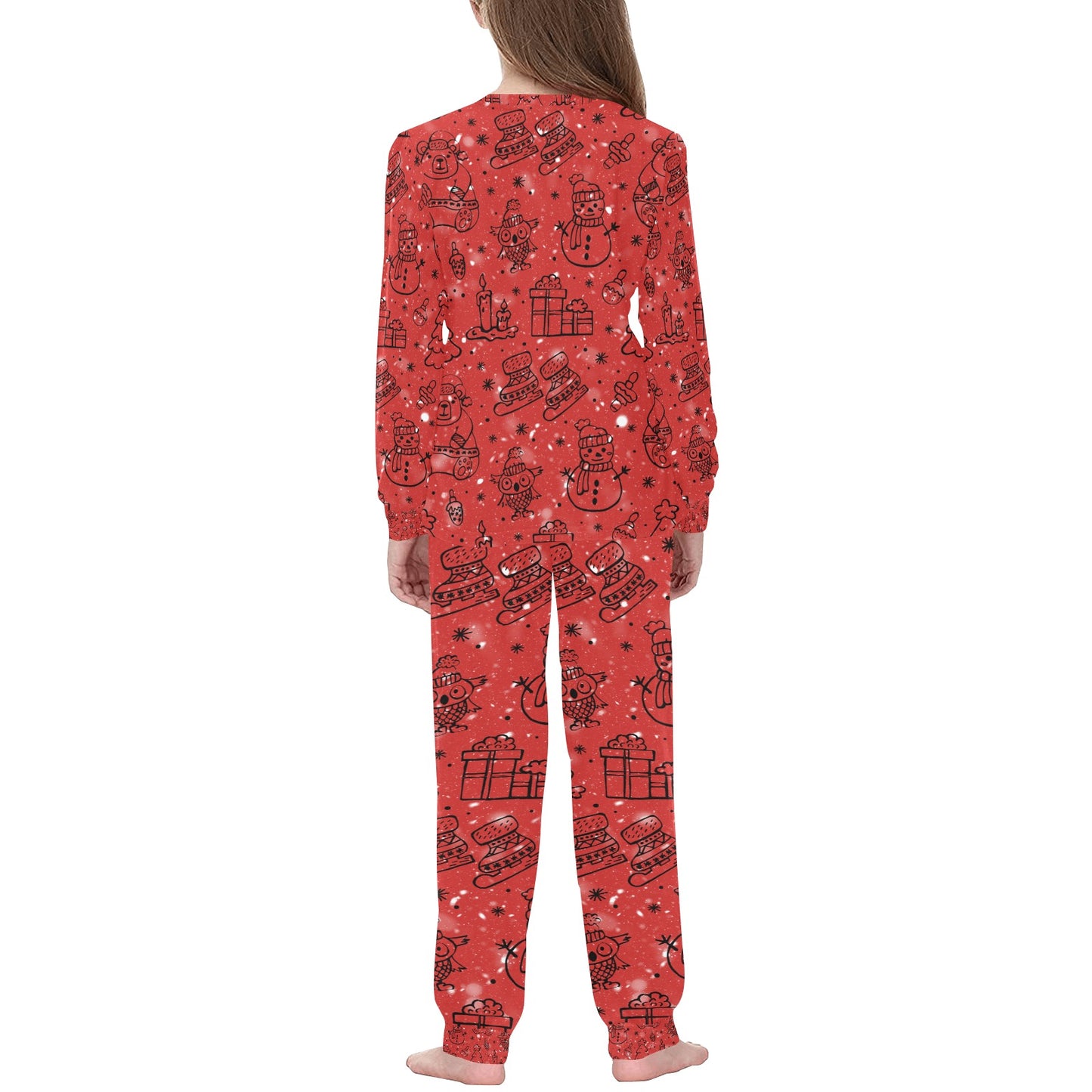 Red Christmas Kids' Pajama Set