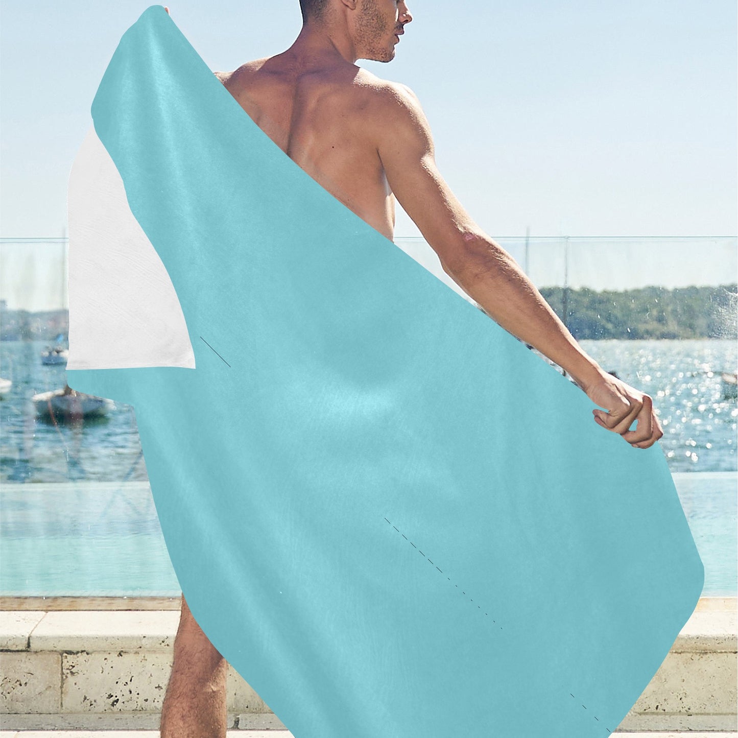 Color Whirl Beach Towel 32"x 71"