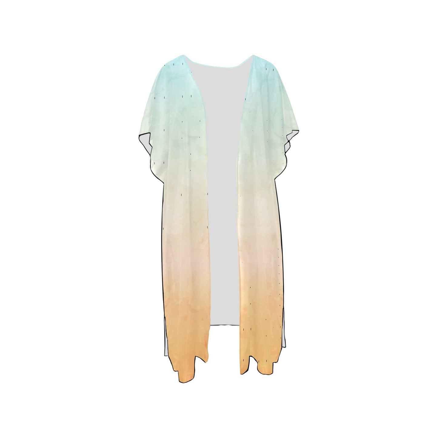 Sand-ish  Chiffon Cover Up