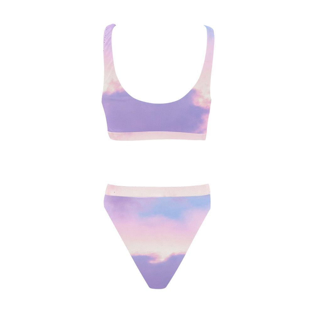 Pastel Skies Sport Swimsuit