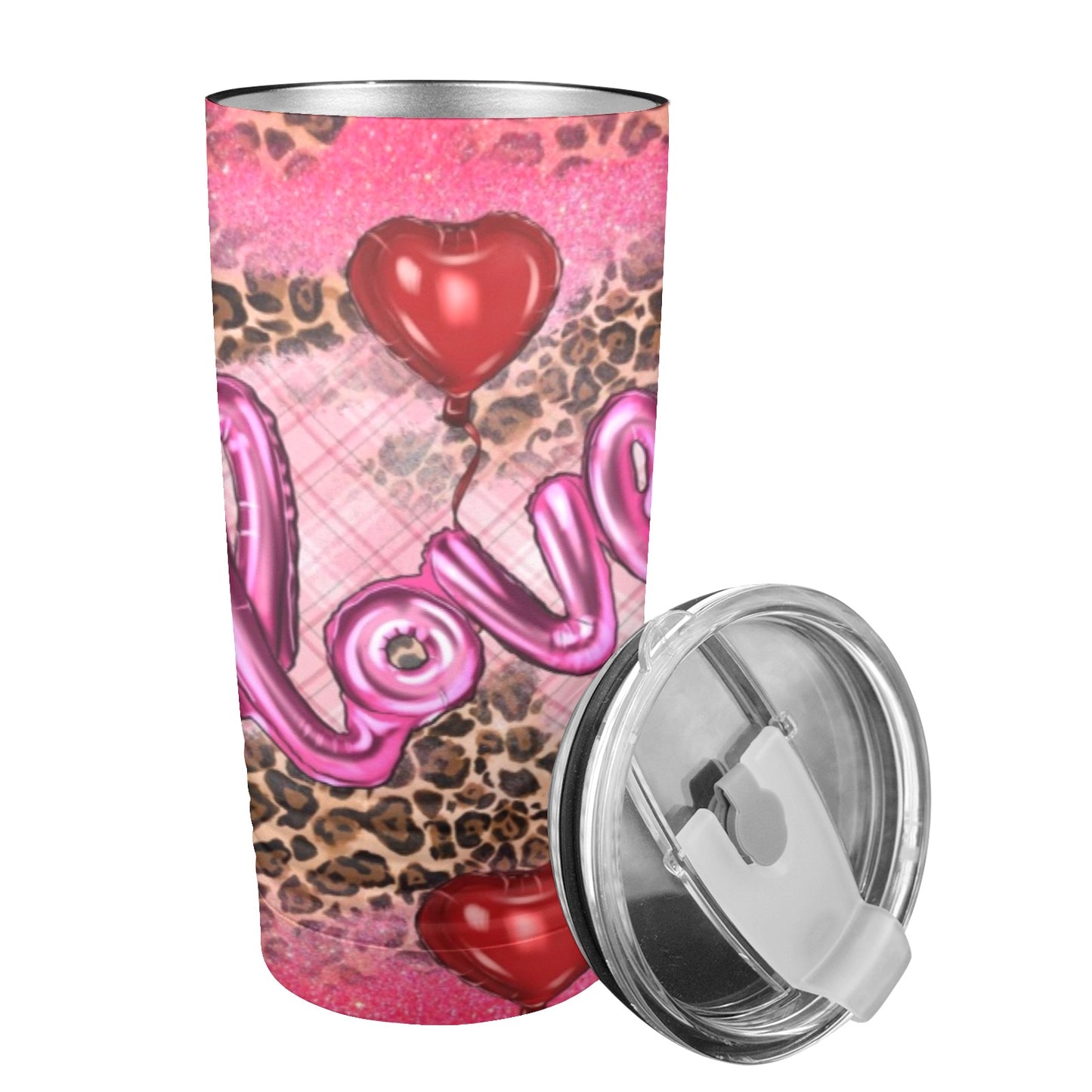 Love Valentines Day 20oz Insulated Stainless Steel Mobile Tumbler