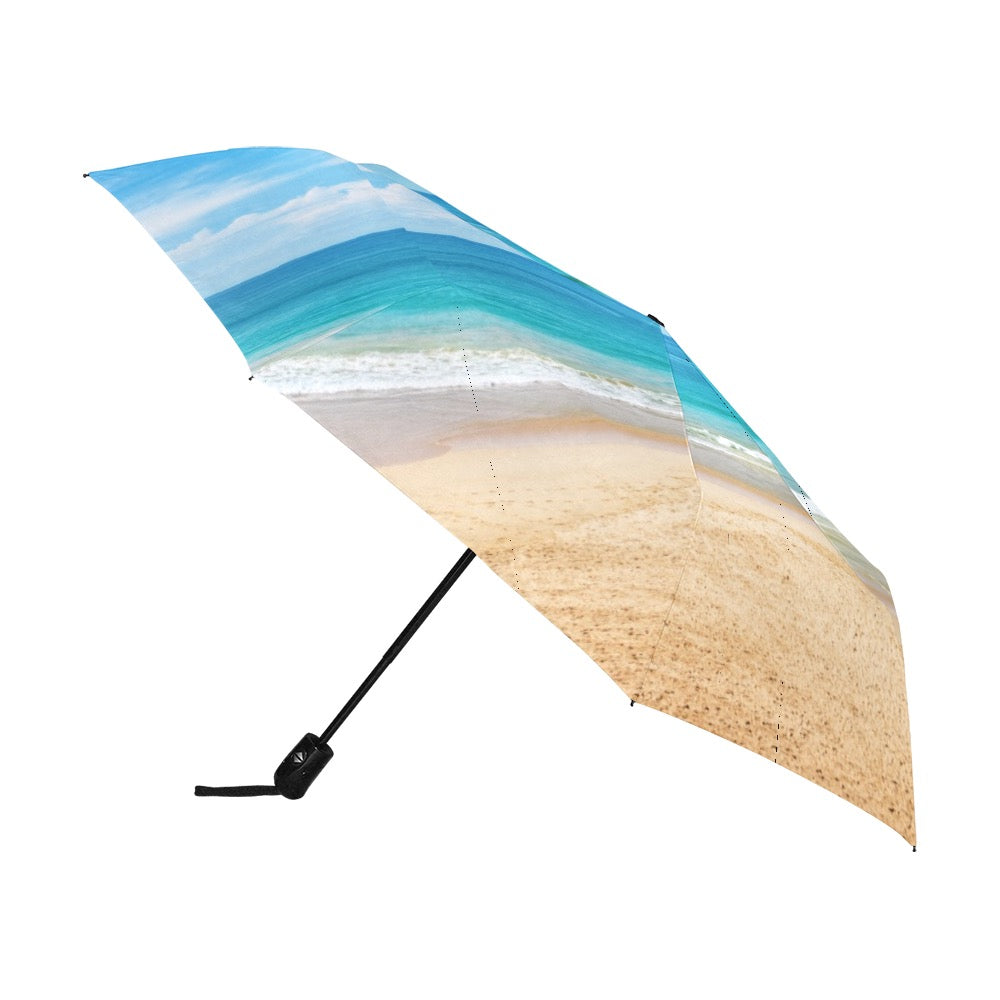 Beach Vibes Anti-UV Auto-Foldable Umbrella