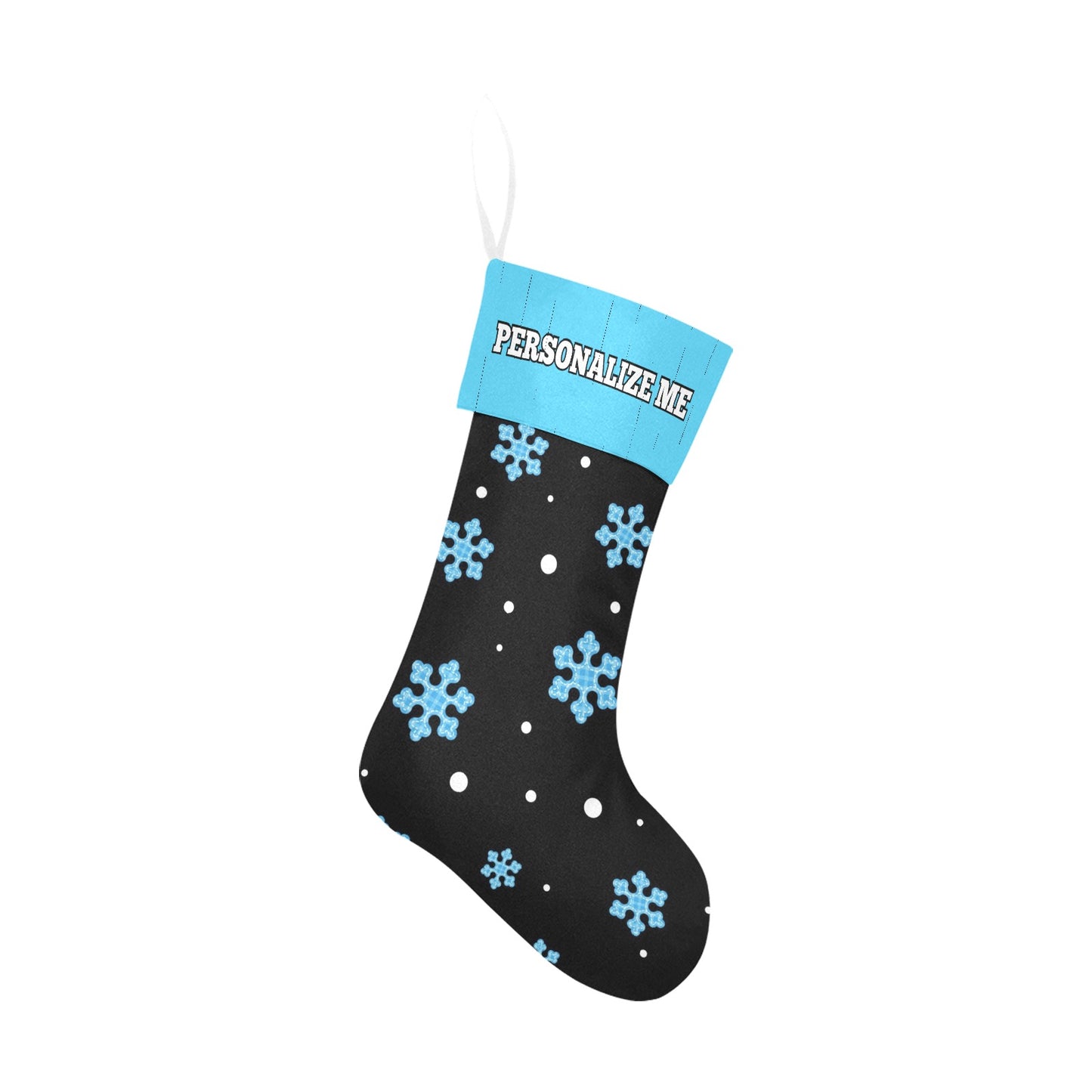 Night Snow Christmas Stocking