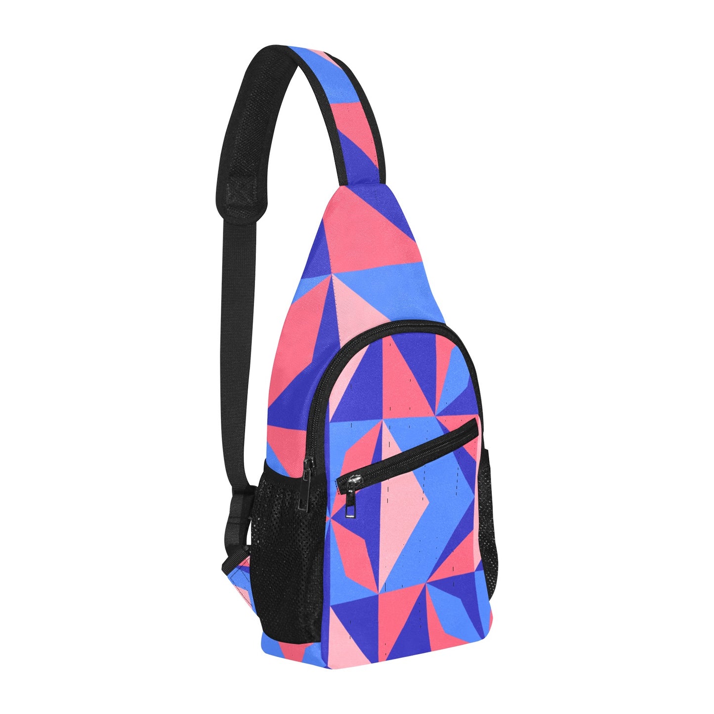 Color Abstract Chest Bag