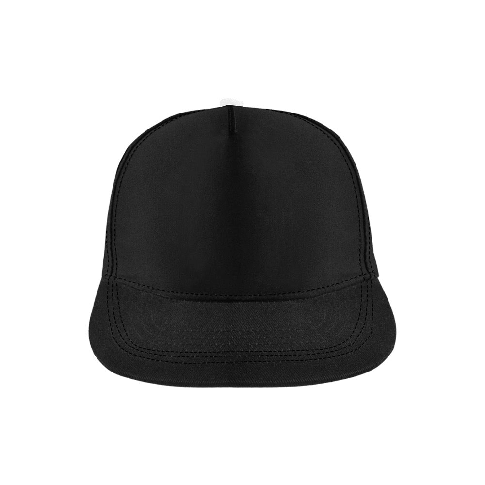 All Black Everything Snapback Hat