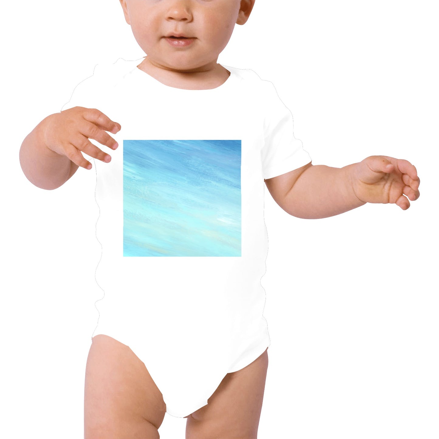 Blue Skies Baby Onesie