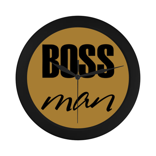 Boss Man Circular Wall clock