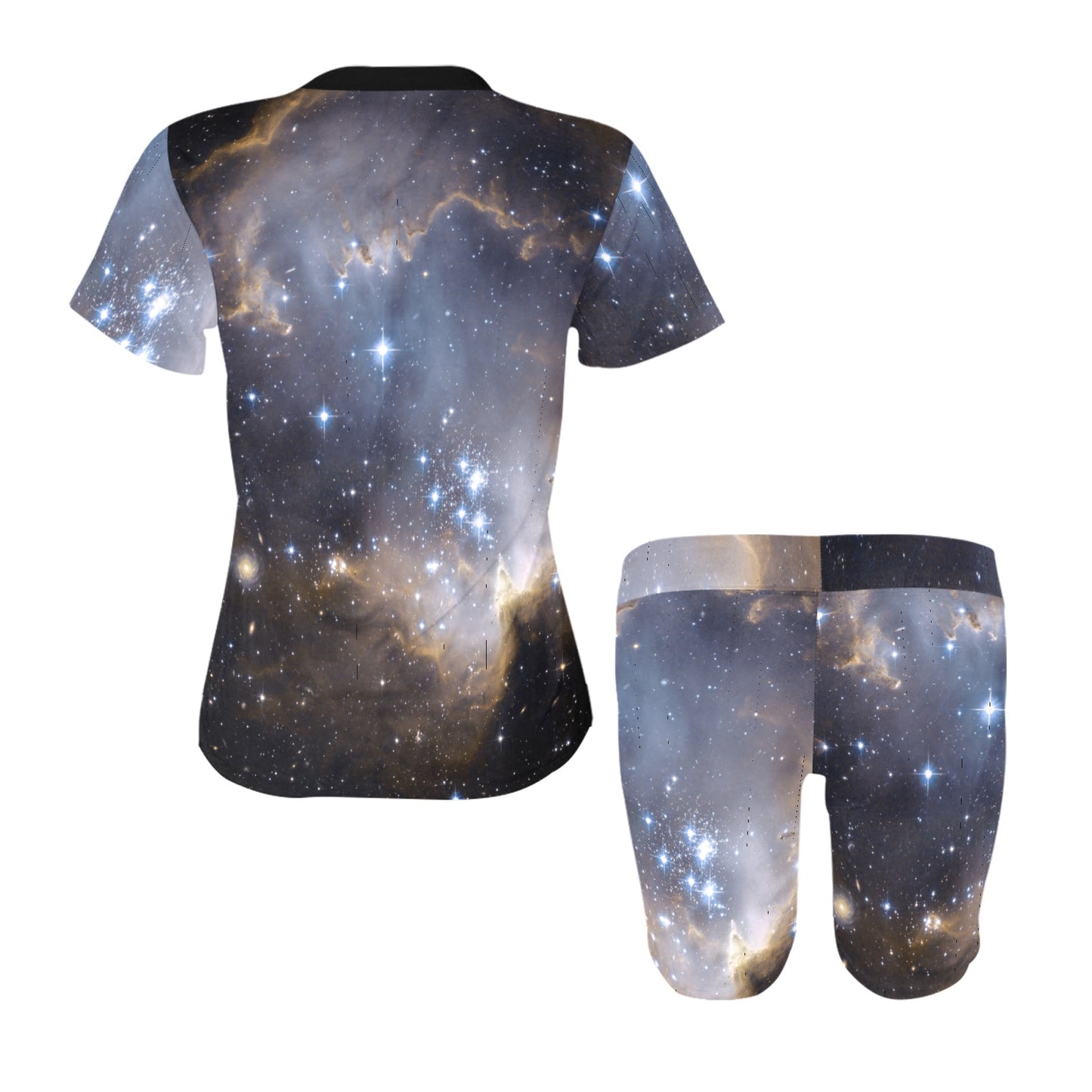 Night Galaxy Women's Short Set