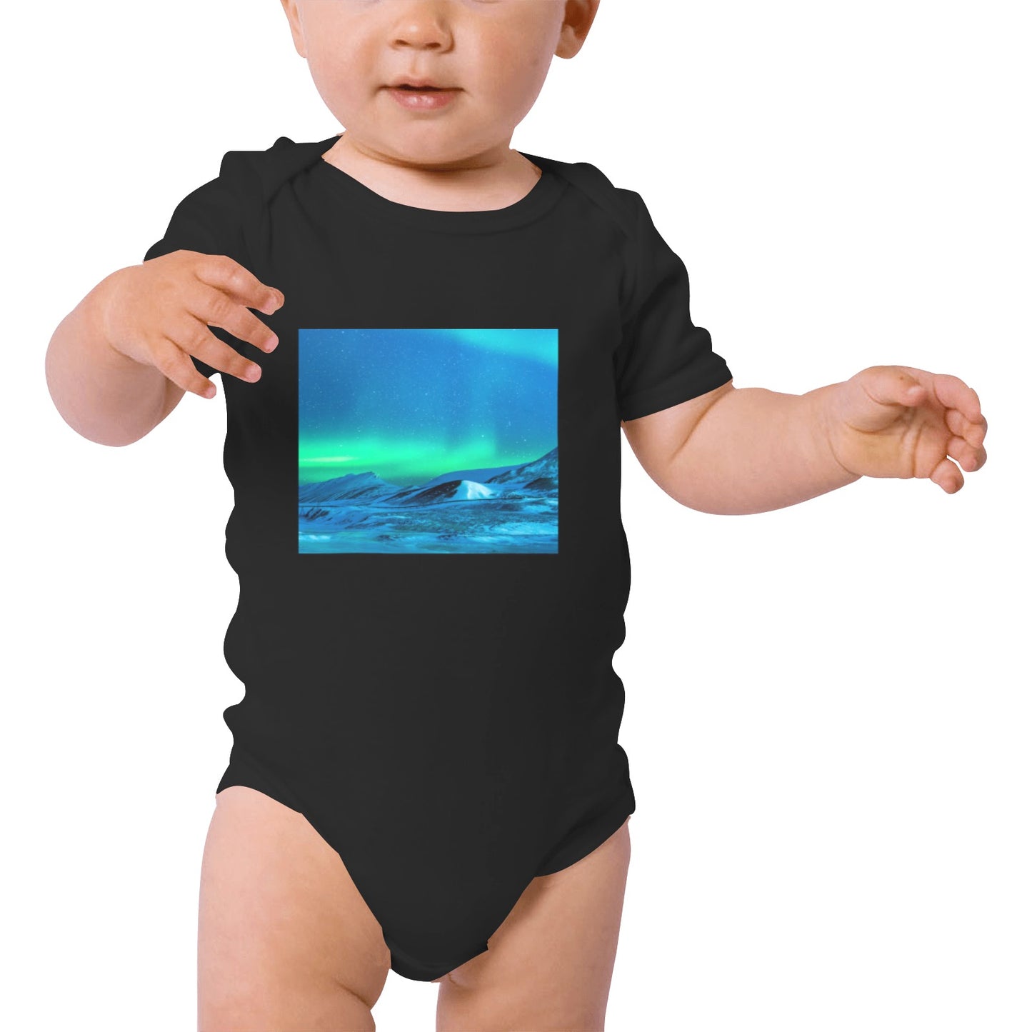 Blue Eclipse Baby Onesie