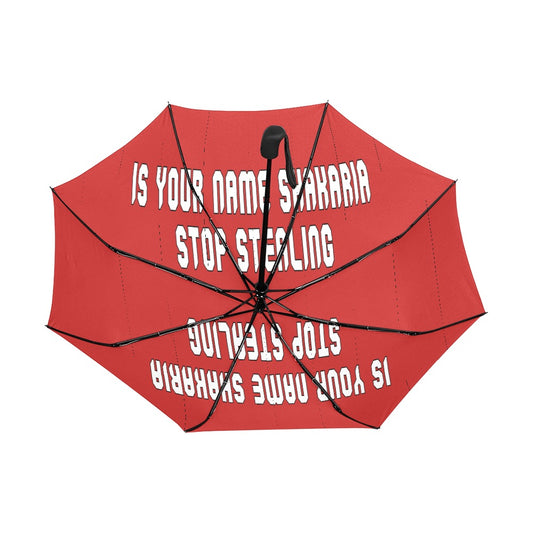 Is Your Name, Stop Stealing Anti-UV Auto-Foldable Umbrella